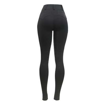 Culote Prova Hipismo Legging Cross Preto - Lucky_U Riders