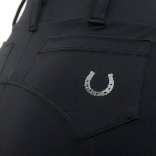 Culote Prova Hipismo Legging Cross Preto - Lucky_U Riders