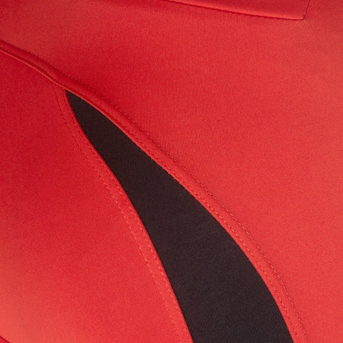 Culote Treino Hipismo Zíper High Waist Tamarindo e Preto - Lucky_U Riders