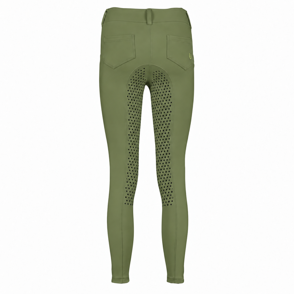 Culote Treino Hipismo All Grip Infantil Alcaparra
