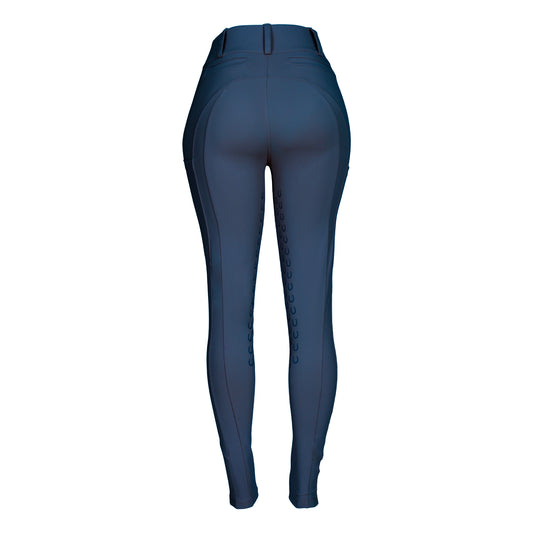 Culote Treino Hipismo Zíper High Waist Marinho - Lucky_U Riders