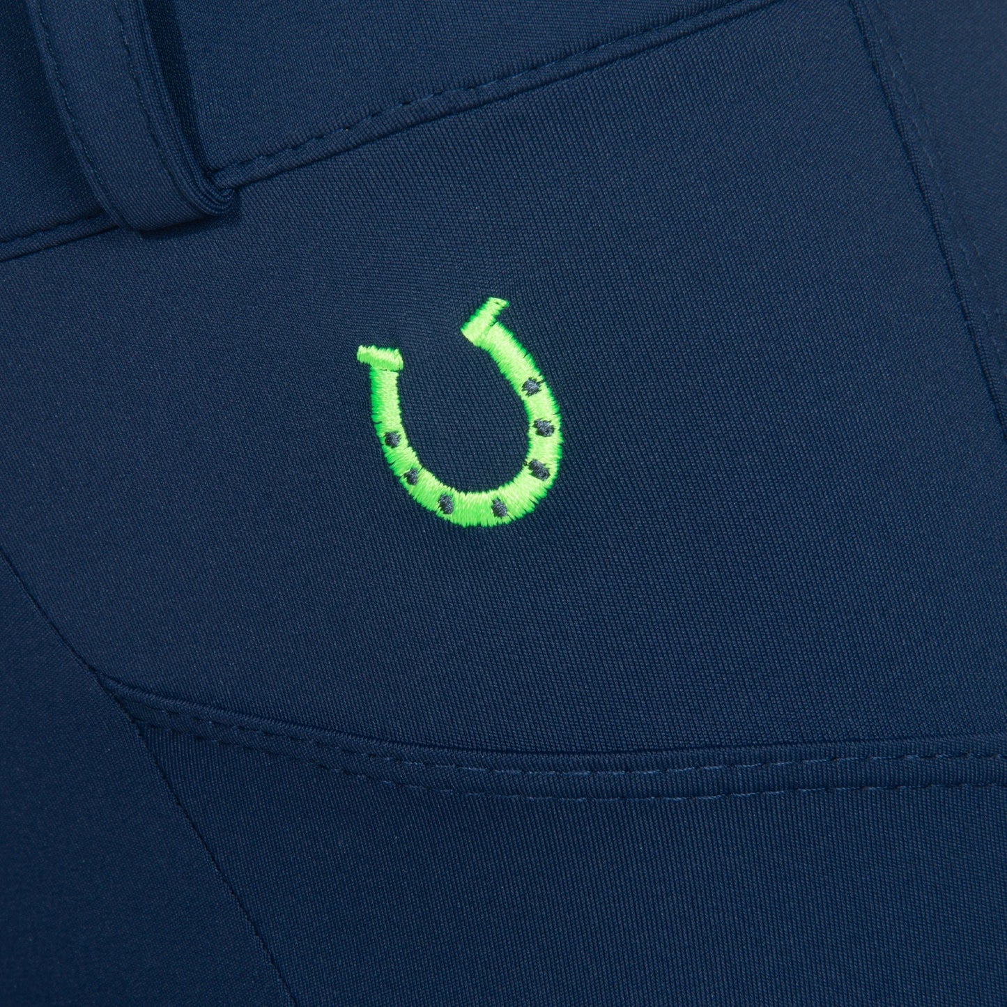 Culote Treino Hipismo Zíper High Waist Marinho - Lucky_U Riders