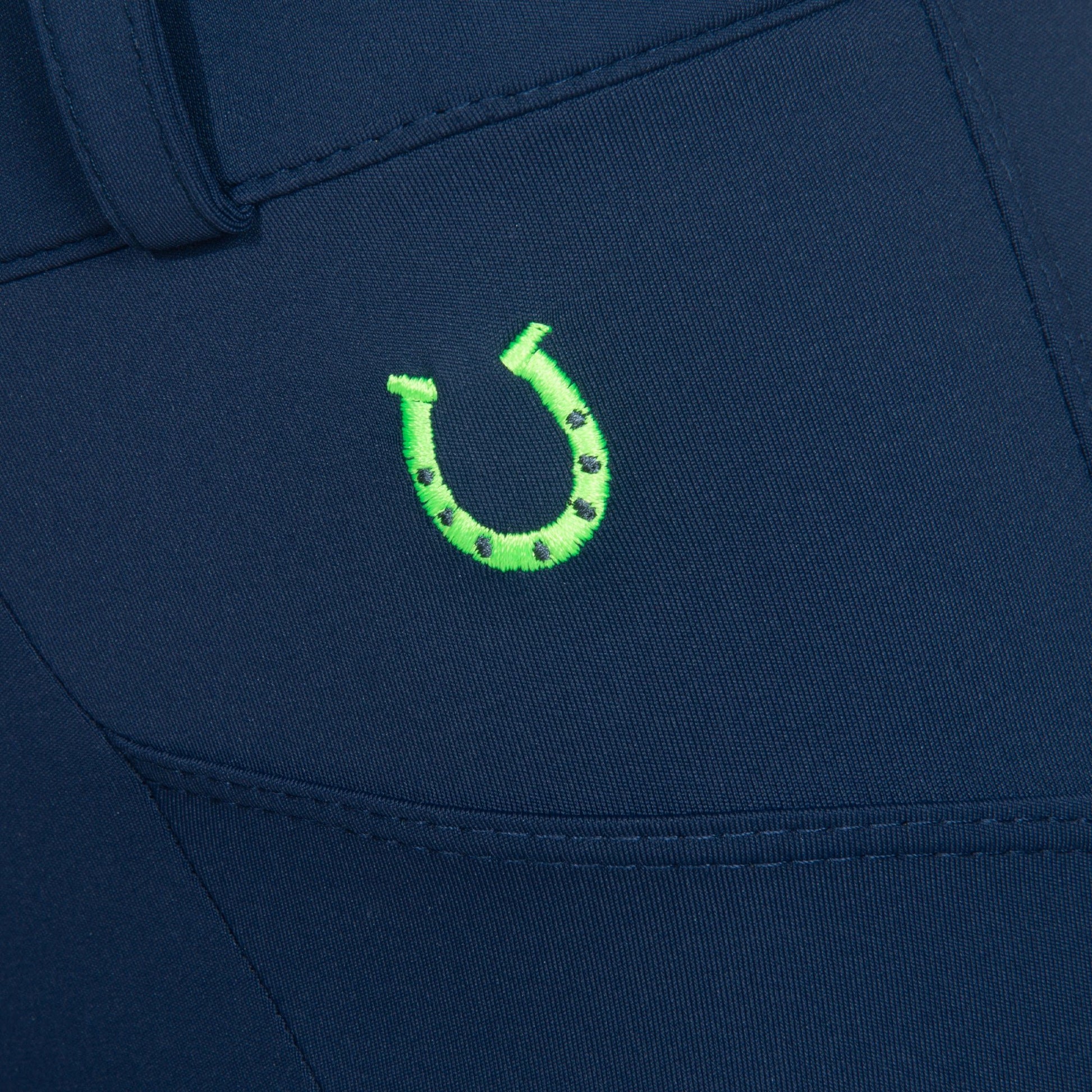 Culote Treino Hipismo Zíper High Waist Marinho - Lucky_U Riders