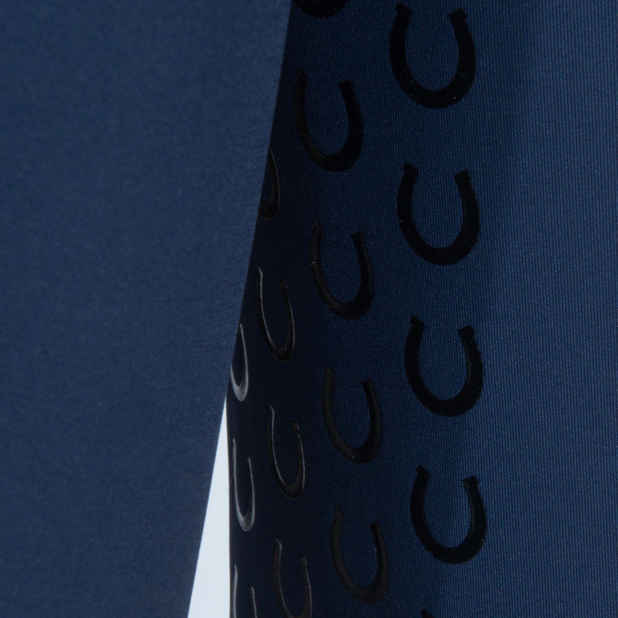 Culote Treino Hipismo Zíper High Waist Infantil Marinho - Lucky_U Riders