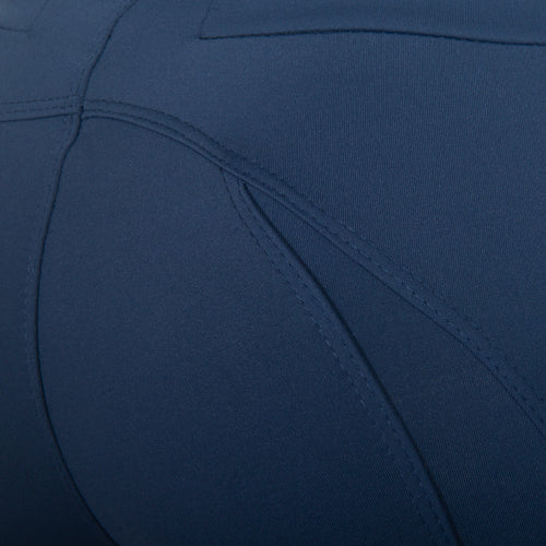 Culote Treino Hipismo Zíper High Waist Infantil Marinho - Lucky_U Riders