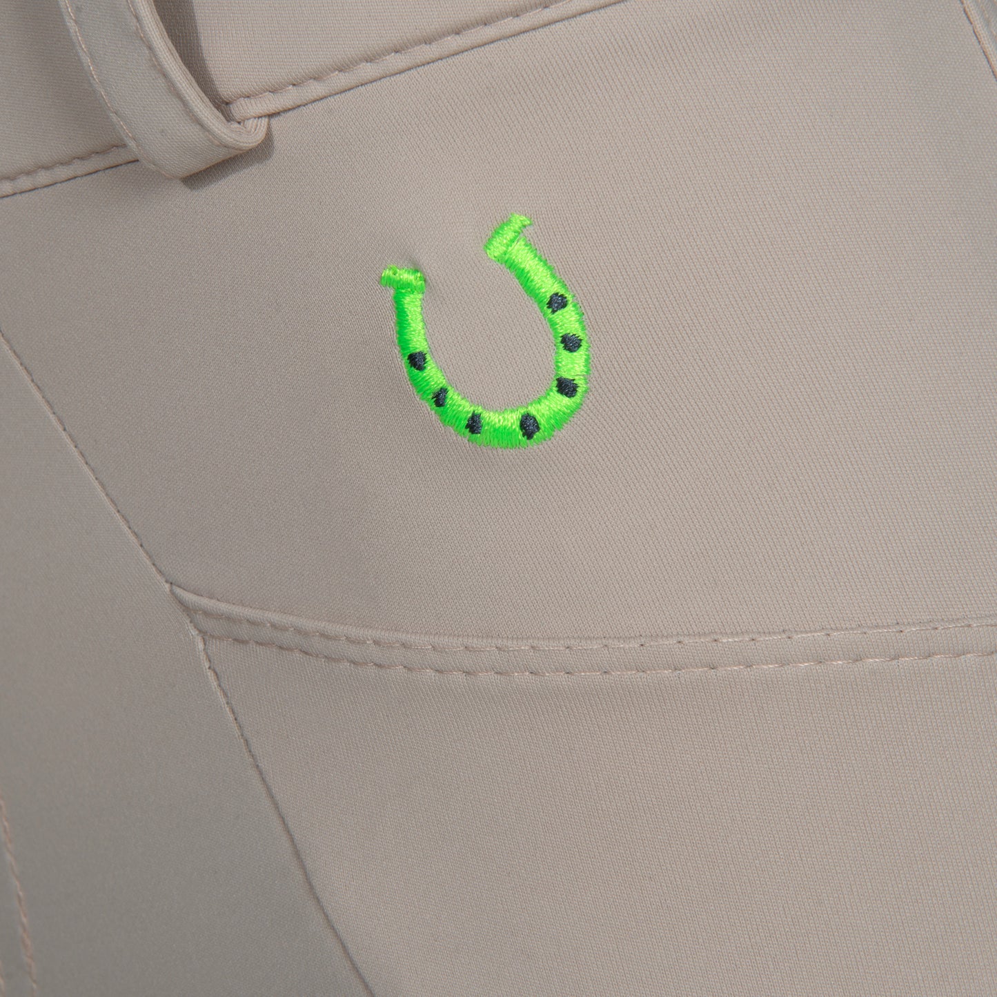 Culote Treino Hipismo Zíper High Waist Nude - Lucky_U Riders