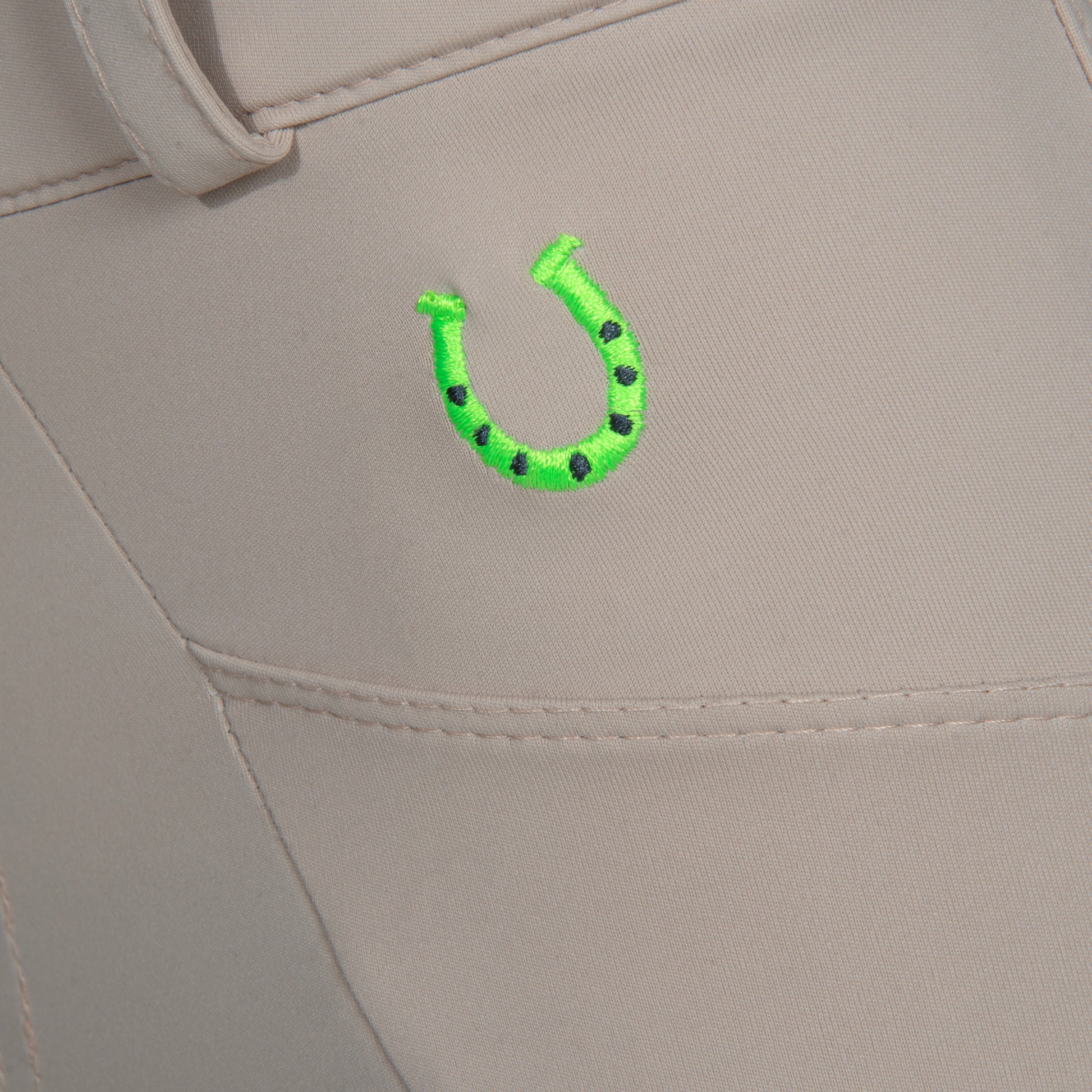 Culote Treino Hipismo Zíper High Waist Nude - Lucky_U Riders