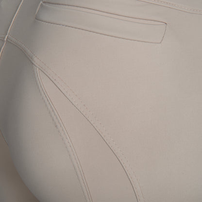 Culote Treino Hipismo Zíper High Waist Nude - Lucky_U Riders