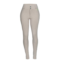 Culote Treino Hipismo Zíper High Waist Nude