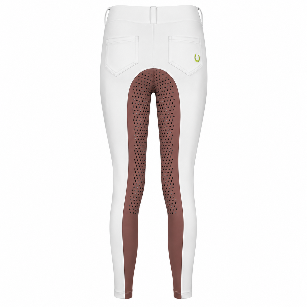 Culote Prova Hipismo All Grip Branco e Castanha
