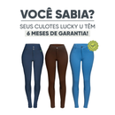 Culote Prova Hipismo Zíper High Waist Branco