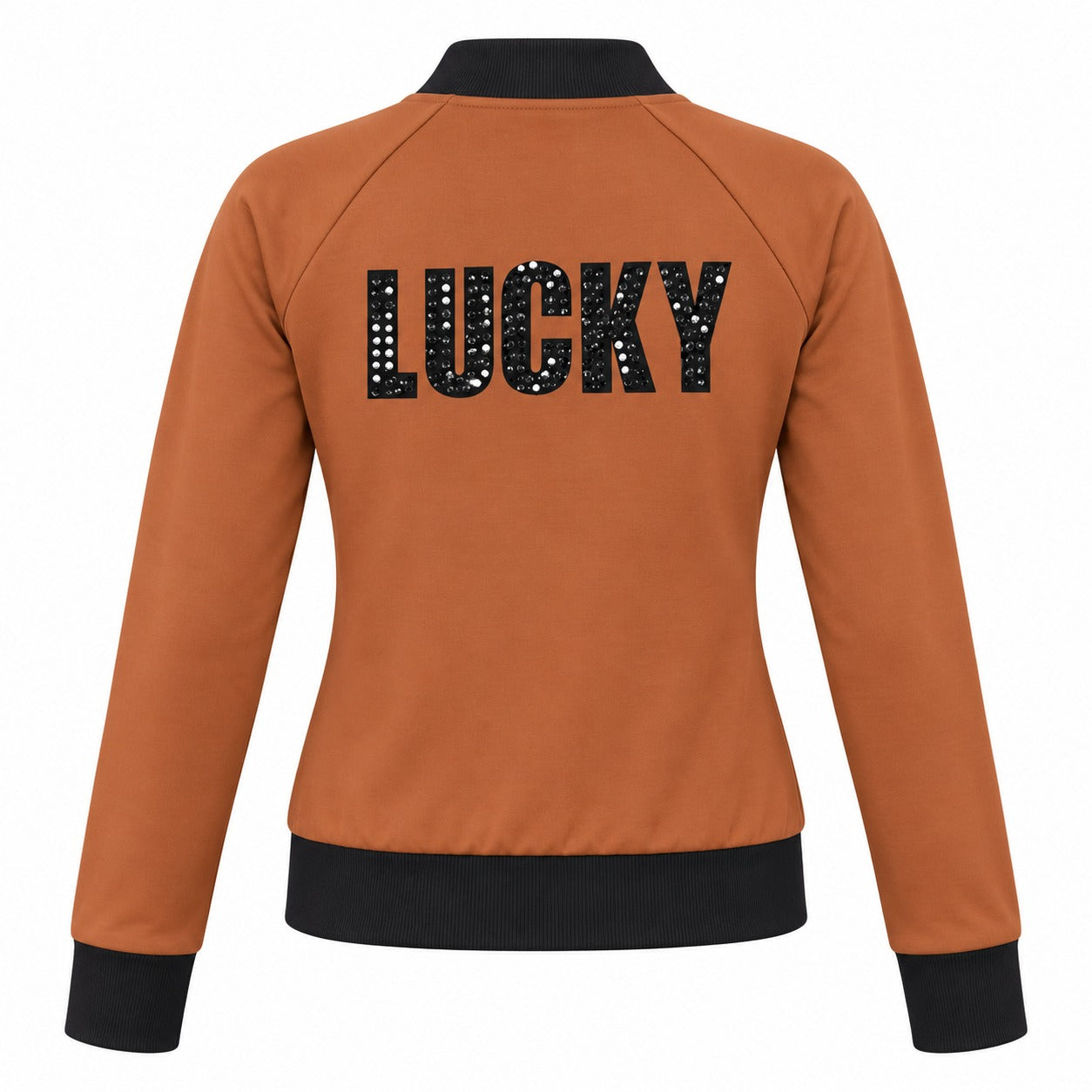 Jaqueta Bomber Feminina Lucky U Marrom