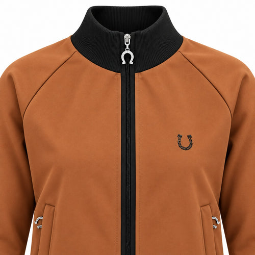 Jaqueta Bomber Feminina Lucky U Marrom