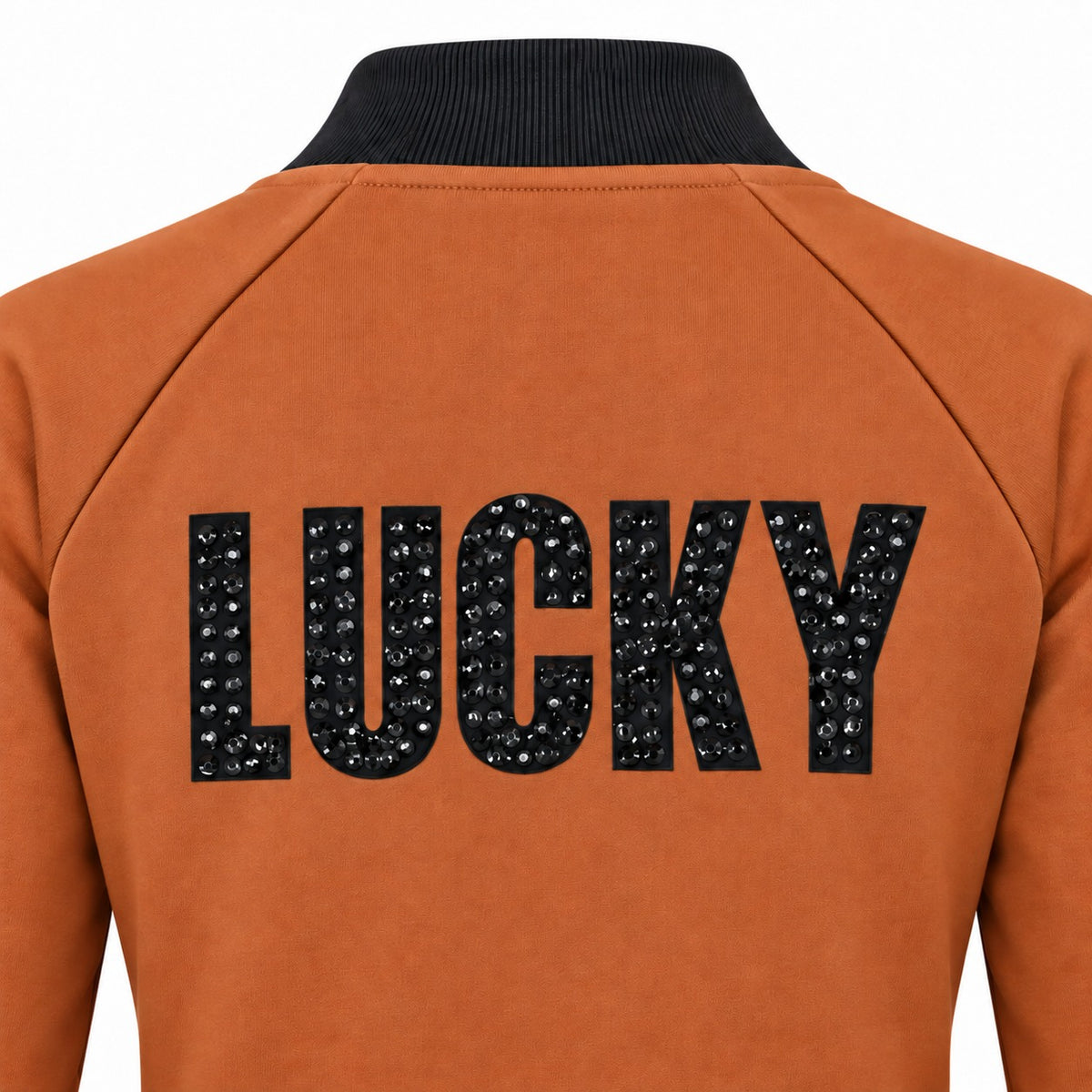 Jaqueta Bomber Feminina Lucky U Marrom