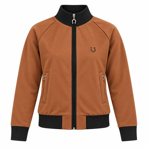 Jaqueta Bomber Feminina Lucky U Marrom