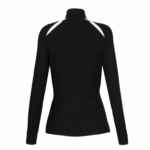 Jaqueta Feminina New Jacket Style Preta e Branca