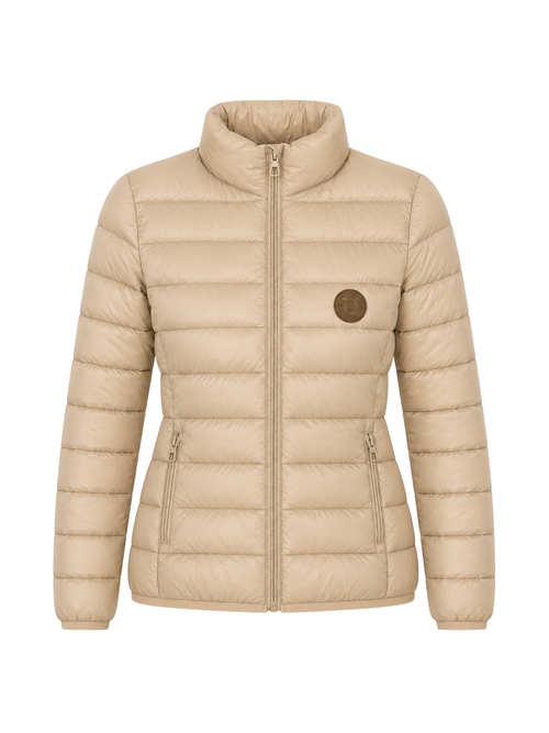 Jaqueta Nylon New Cavalo 3D Bege