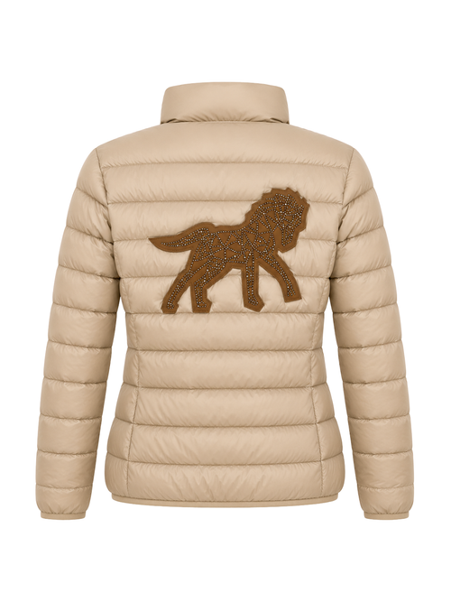 Jaqueta Nylon New Cavalo 3D Bege