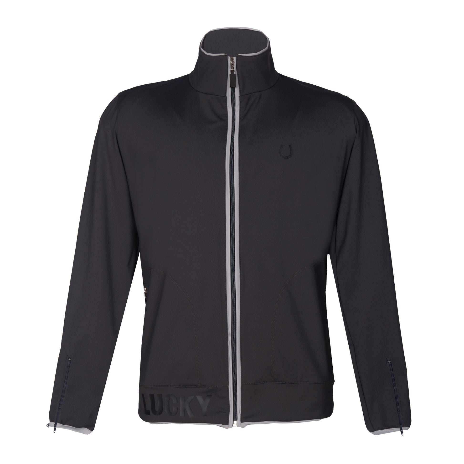 Jaqueta Masculina New Jacket Chumbo e Prata - Lucky_U Riders