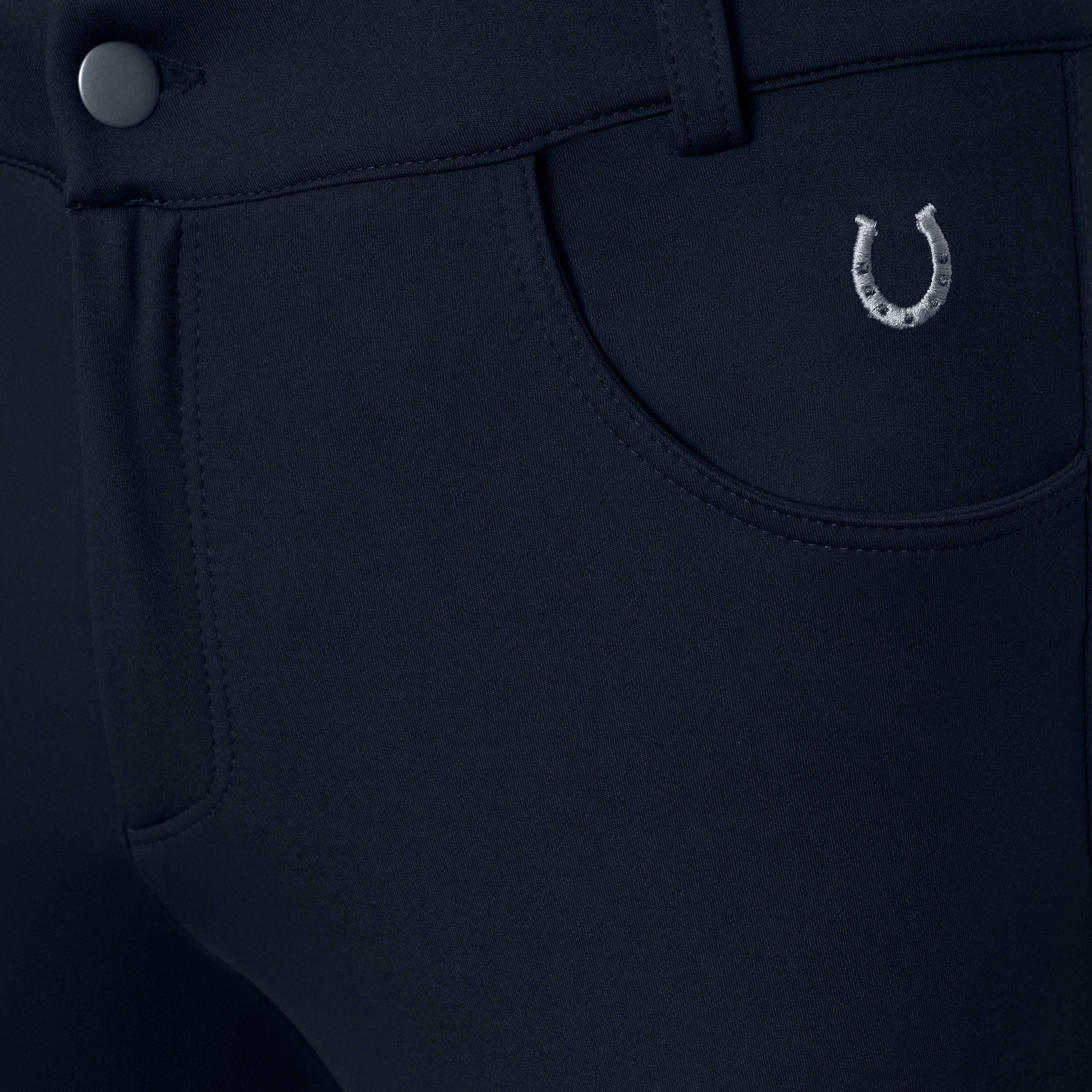 Culote Treino Hipismo Men's Breeches Preto - Lucky_U Riders