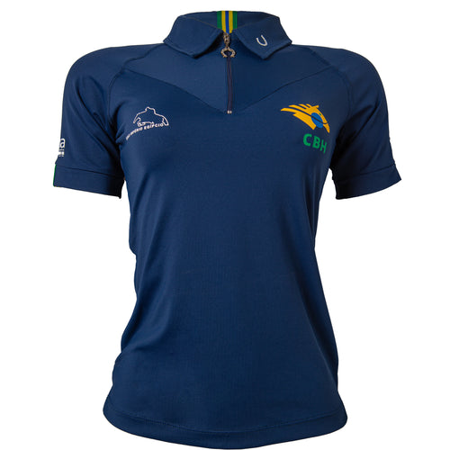 Polo Feminina CBH 24 Marinho - Lucky_U Riders