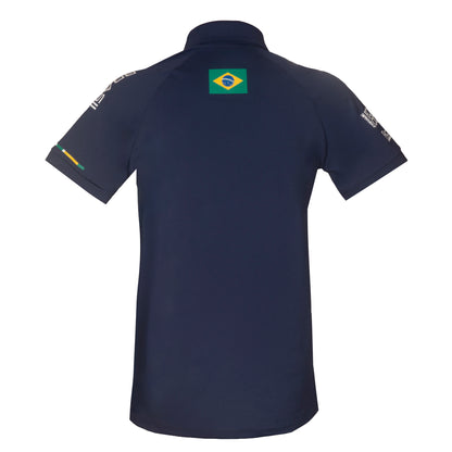 Polo Masculina CBH 25 Marinho - Lucky_U Riders
