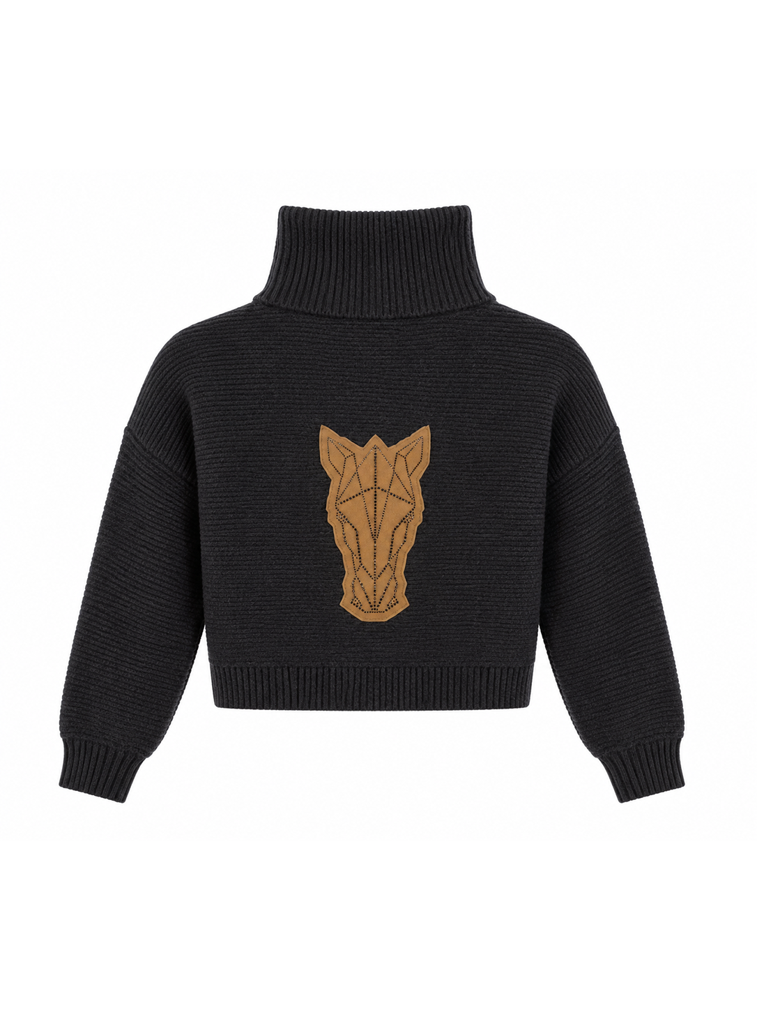 Suéter Rearing Horseshoe Preto
