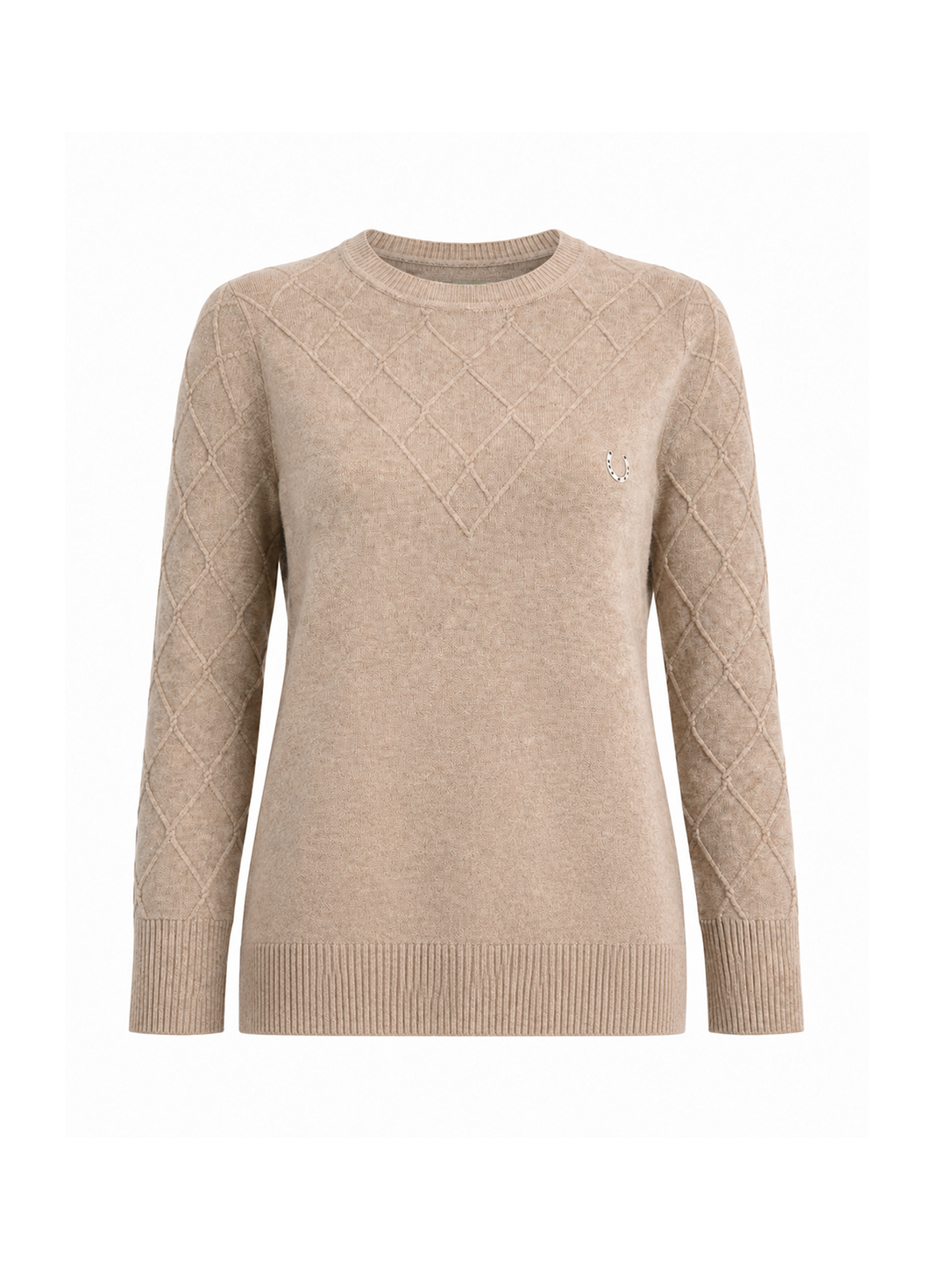 Suéter Wool Cavalo 3D Capuccino