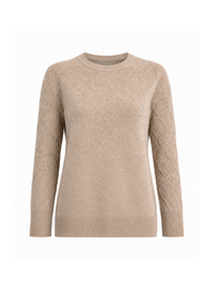 Suéter Wool Cavalo 3D Capuccino
