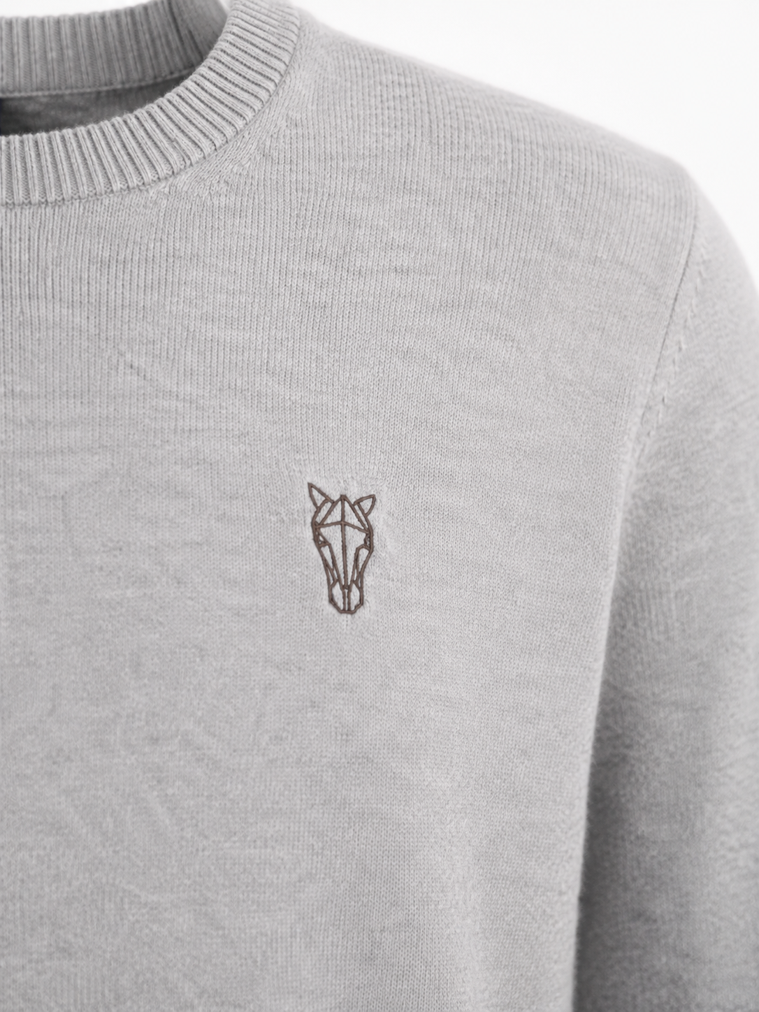 Suéter Masculino Horse 3D Cappuccino