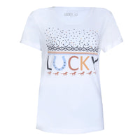 T-Shirt Lucky Sparkle Branca