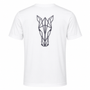 T-shirt Masculina Cavalo 3D Branca