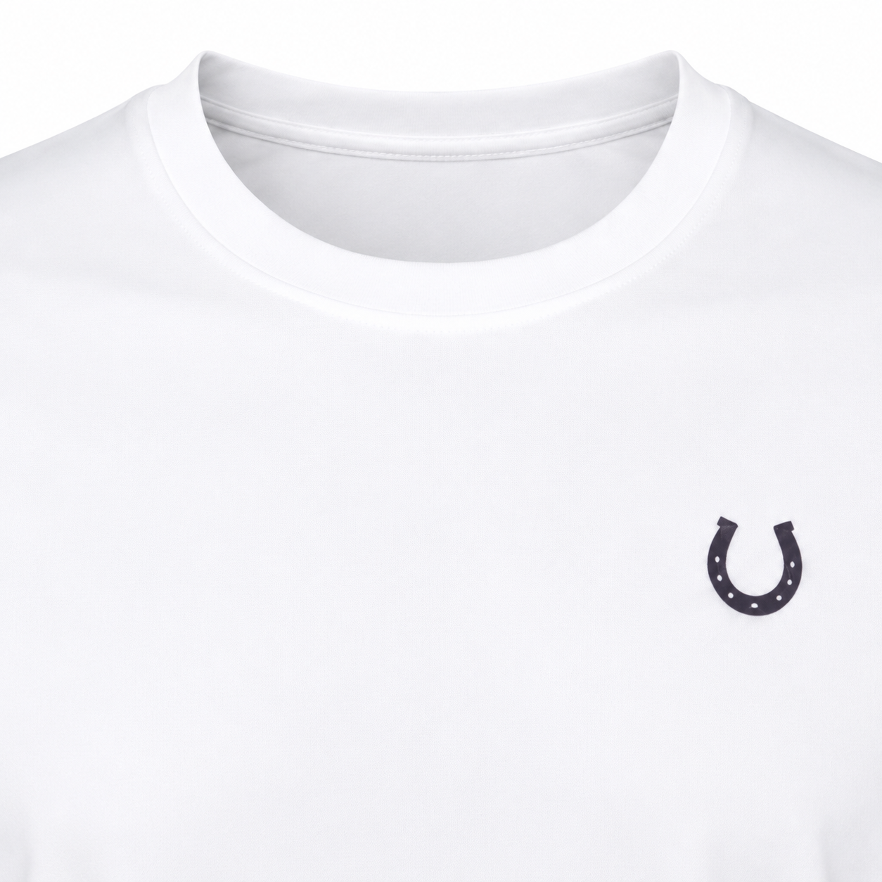 T-shirt Masculina Cavalo 3D Branca