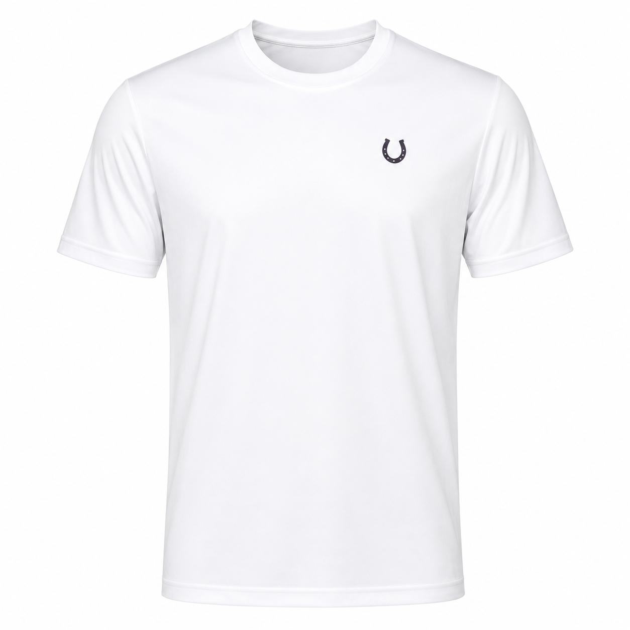 T-shirt Masculina Cavalo 3D Branca