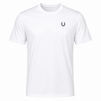 T-shirt Masculina Cavalo 3D Branca