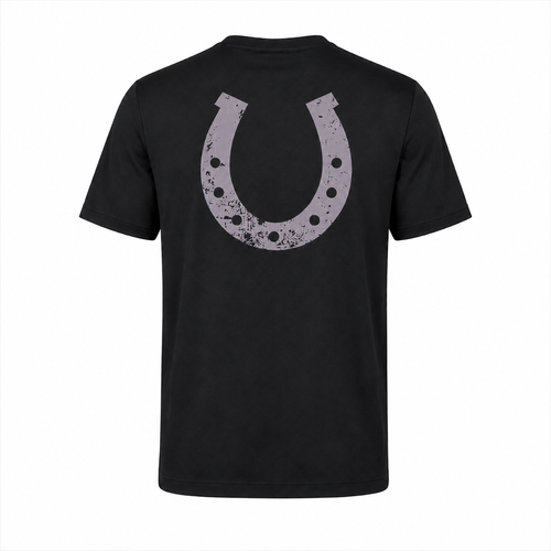 T-shirt Masculina Ferradura Preta