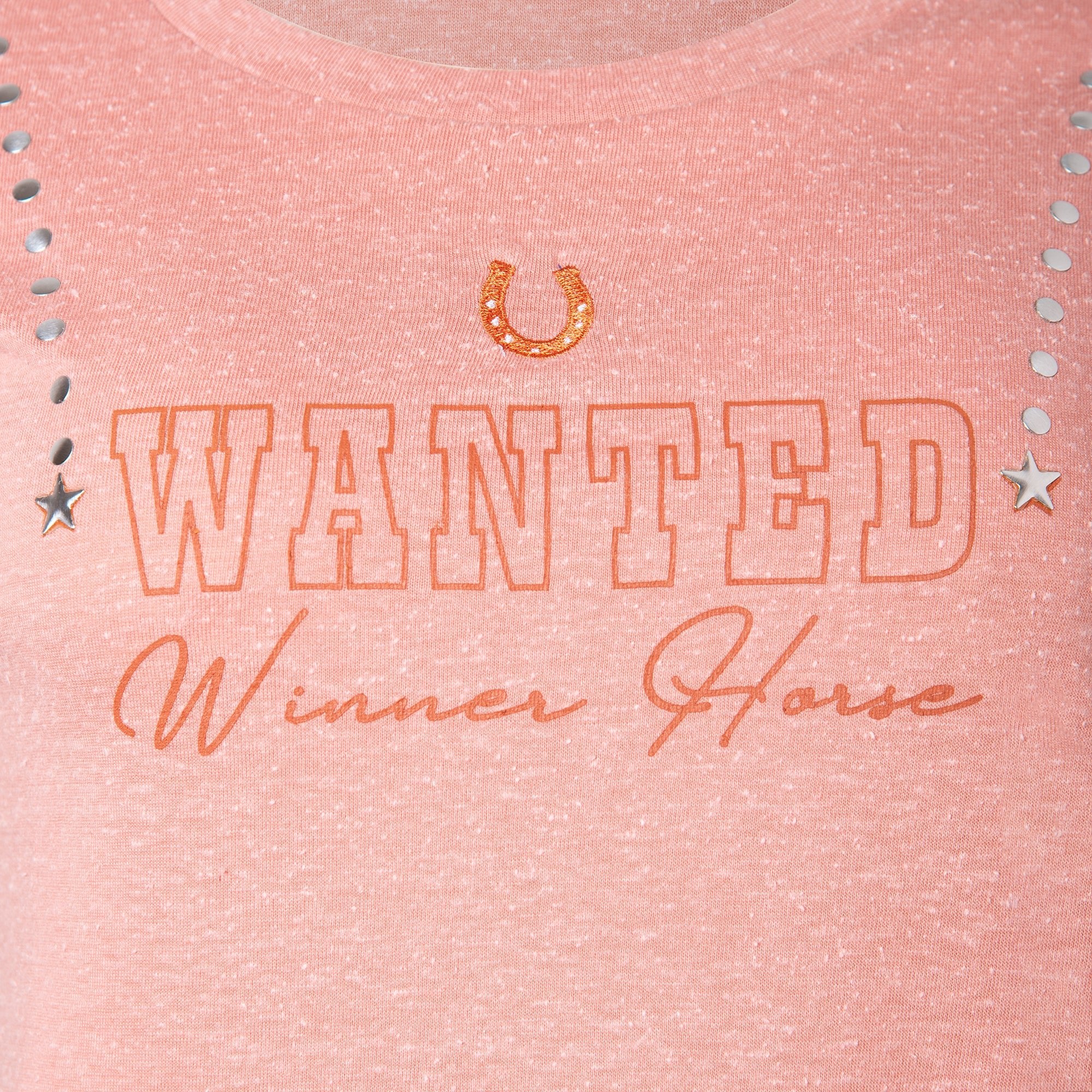 T-Shirt Cowgirls Salmão - Lucky_U Riders