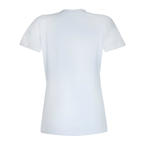 Blusa Treino Hipismo Training Tech Horse Pattern SS Infantil Branca
