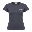 Blusa Treino Hipismo Training Tech We Are Lucky SS Cinza