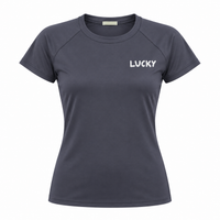 Blusa Treino Hipismo Training Tech We Are Lucky SS Cinza