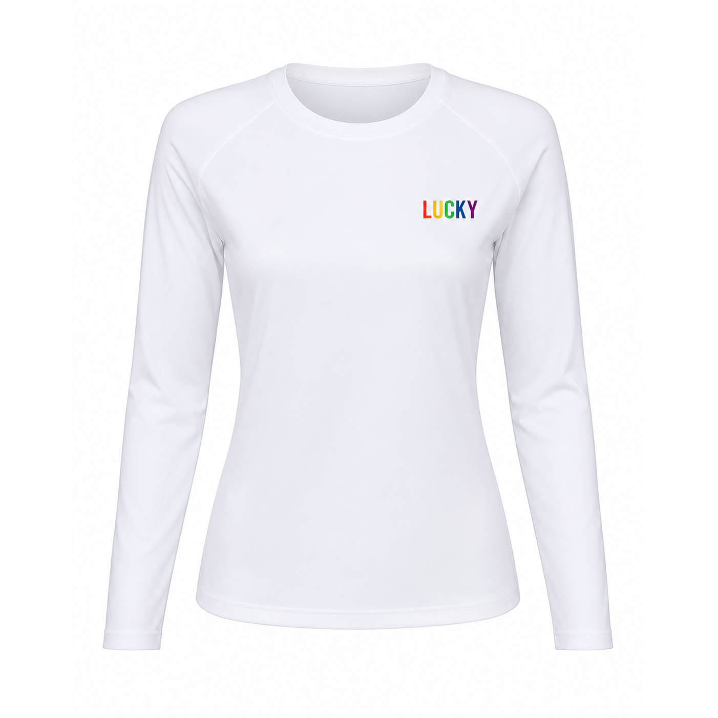 Blusa Treino Hipismo Training Tech Rainbow LS Infantil Branca