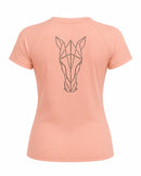Blusa Treino Hipismo Training Tech Raglan SS Romance