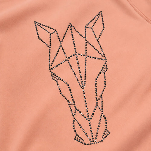 Blusa Treino Hipismo Training Tech Raglan SS Infantil Romance