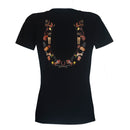 Blusa Treino Hipismo Training Tech Ferradura Equestre SS Preta - Lucky_U Riders