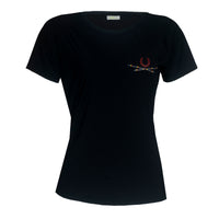 Blusa Treino Hipismo Training Tech Horseshoe Elements SS Preta