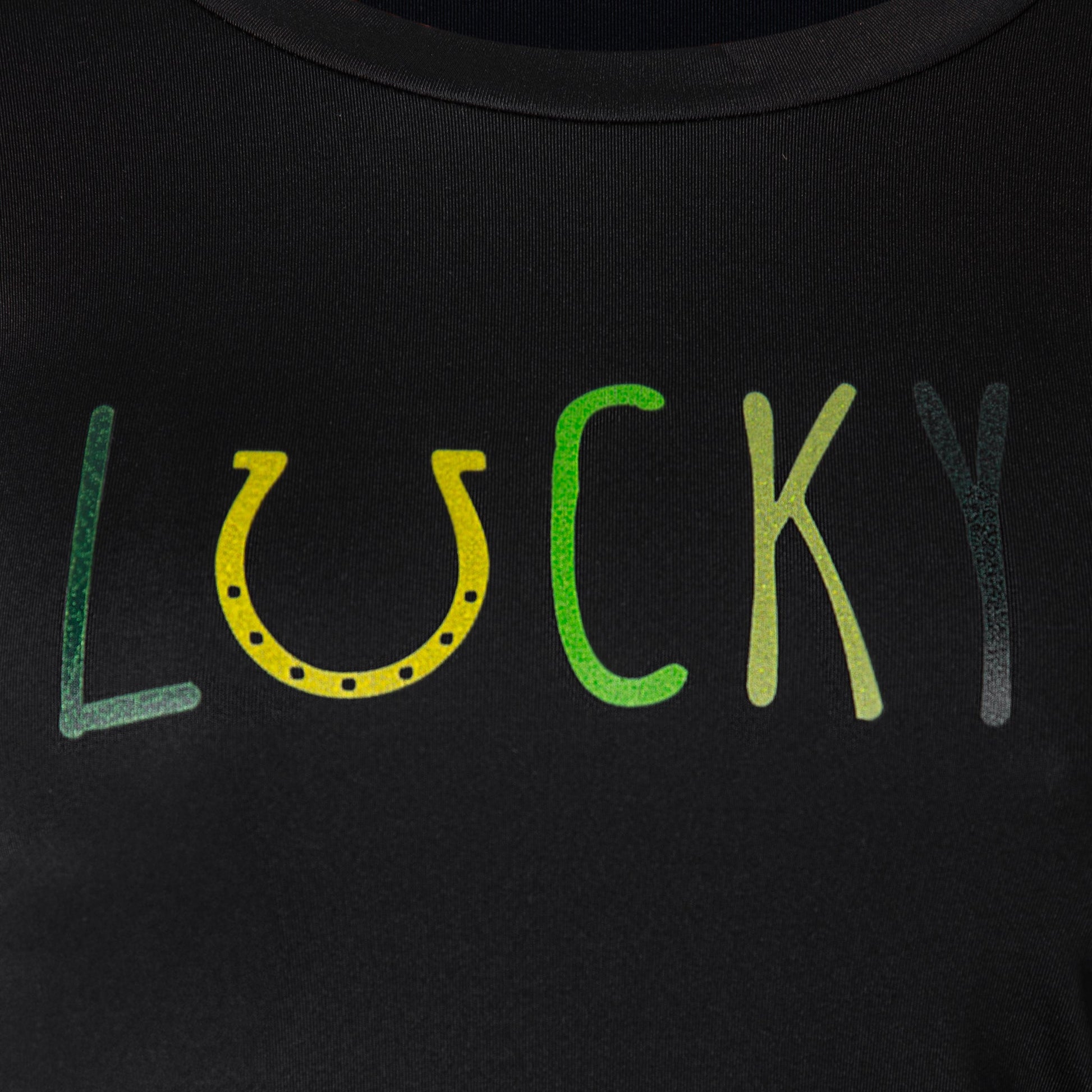 Blusa Treino Hipismo Training Tech LS Preta - Lucky_U Riders