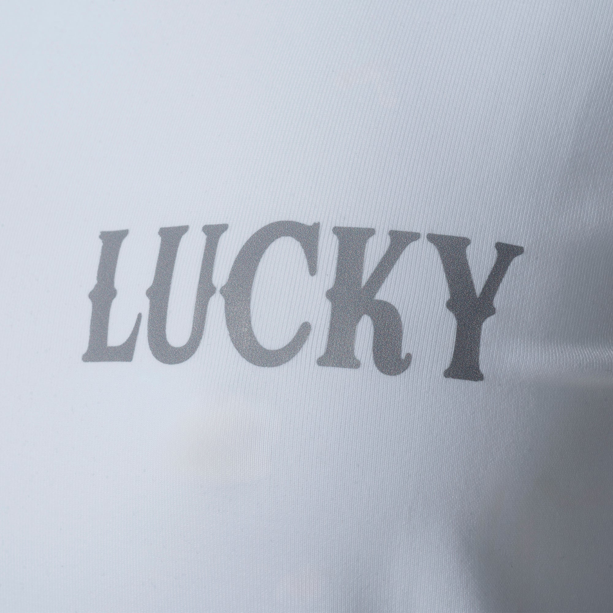 Blusa Treino Hipismo Training Tech Let's Go Girls LS Branca - Lucky_U Riders