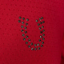 Blusa Treino Hipismo Training Tech Raglan LS Vinho - Lucky_U Riders