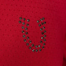 Blusa Treino Hipismo Training Tech Raglan LS Infantil Vinho - Lucky_U Riders