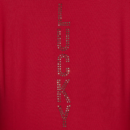 Blusa Treino Hipismo Training Tech Raglan LS Infantil Vinho - Lucky_U Riders